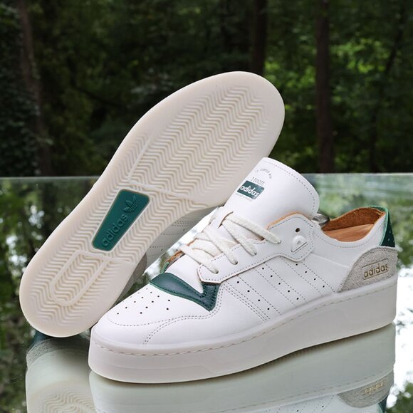Adidas Rivalry Summer Low White Green Size 10 - Picture 6 of 13